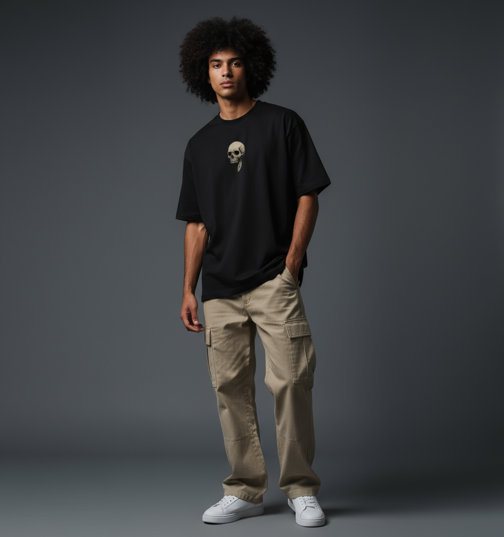 Oversized Skull tee