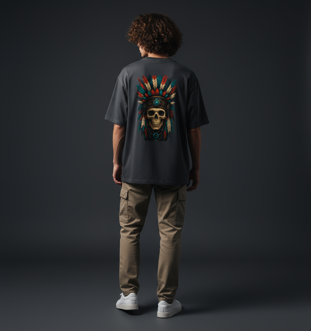 Oversized Skull tee