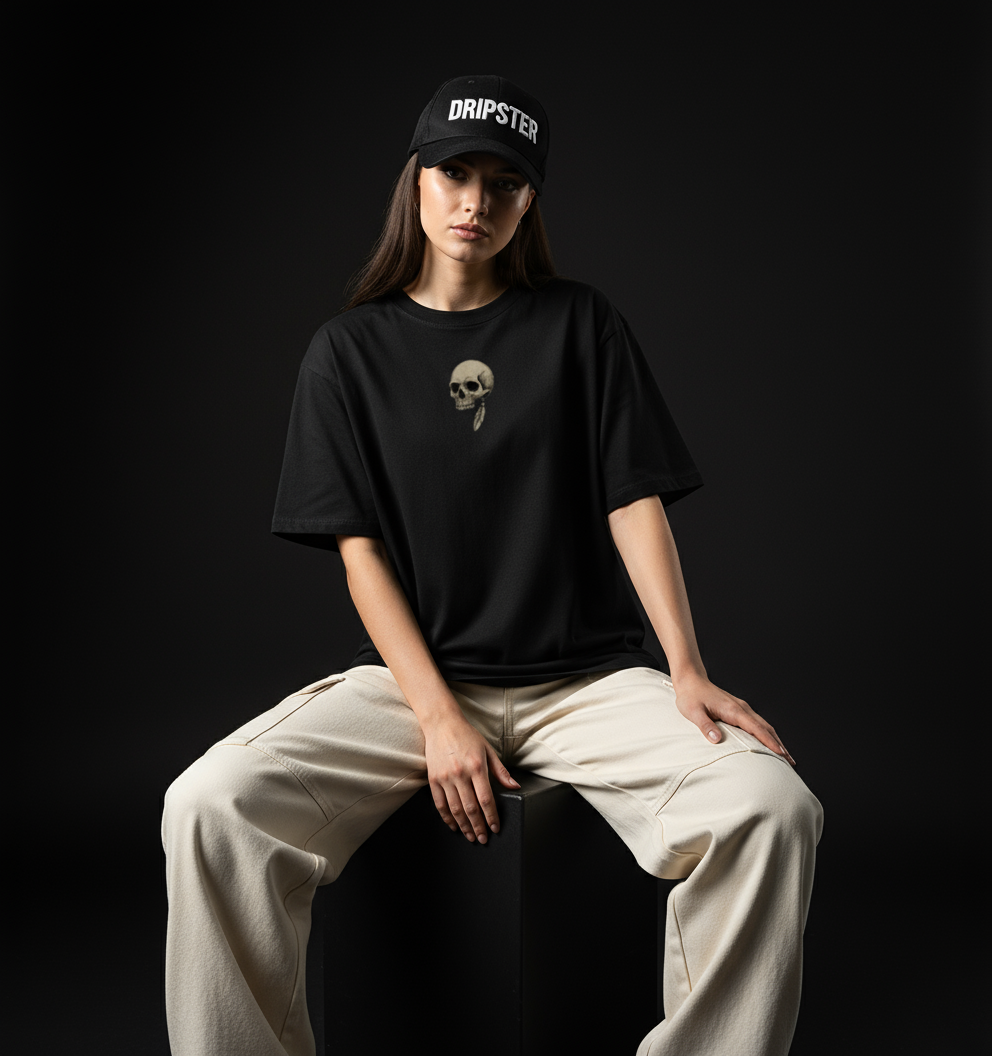 Oversized Skull tee
